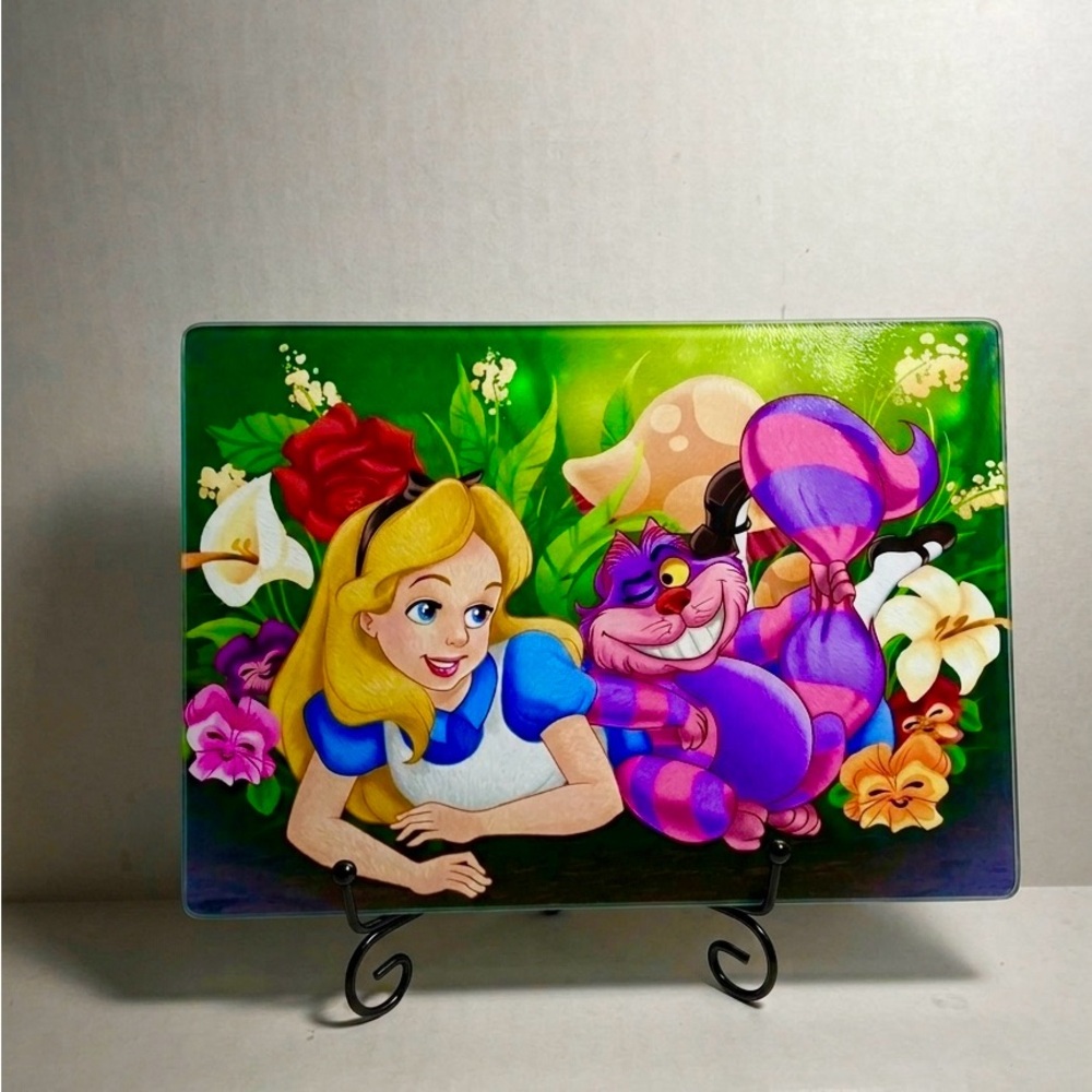 Alice in Wonderland cutting board